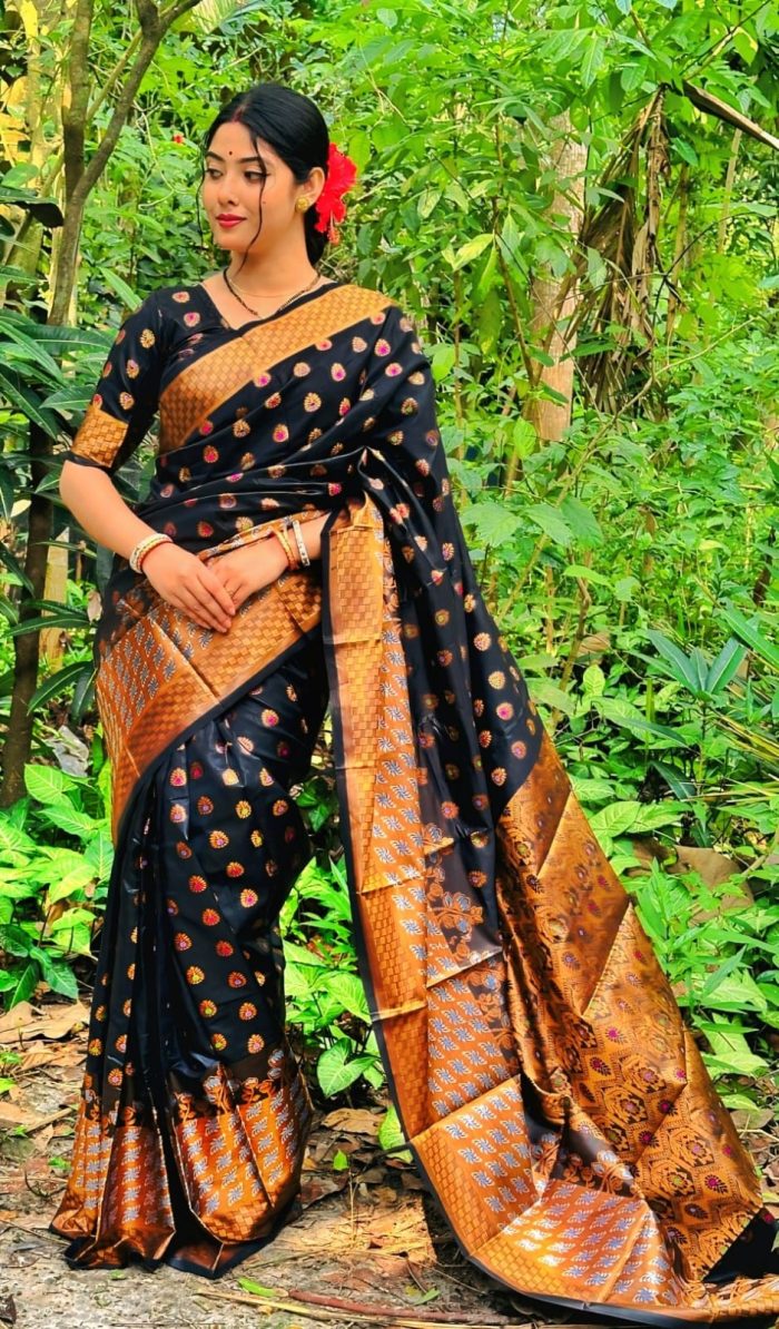 Soft silk katan sharee - Image 1